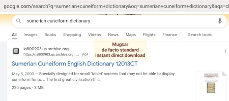 Mugsar de facto standard Sumerian Cuneiform Dictionary